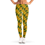 Kente Ethnic Pattern Print Women's Leggings