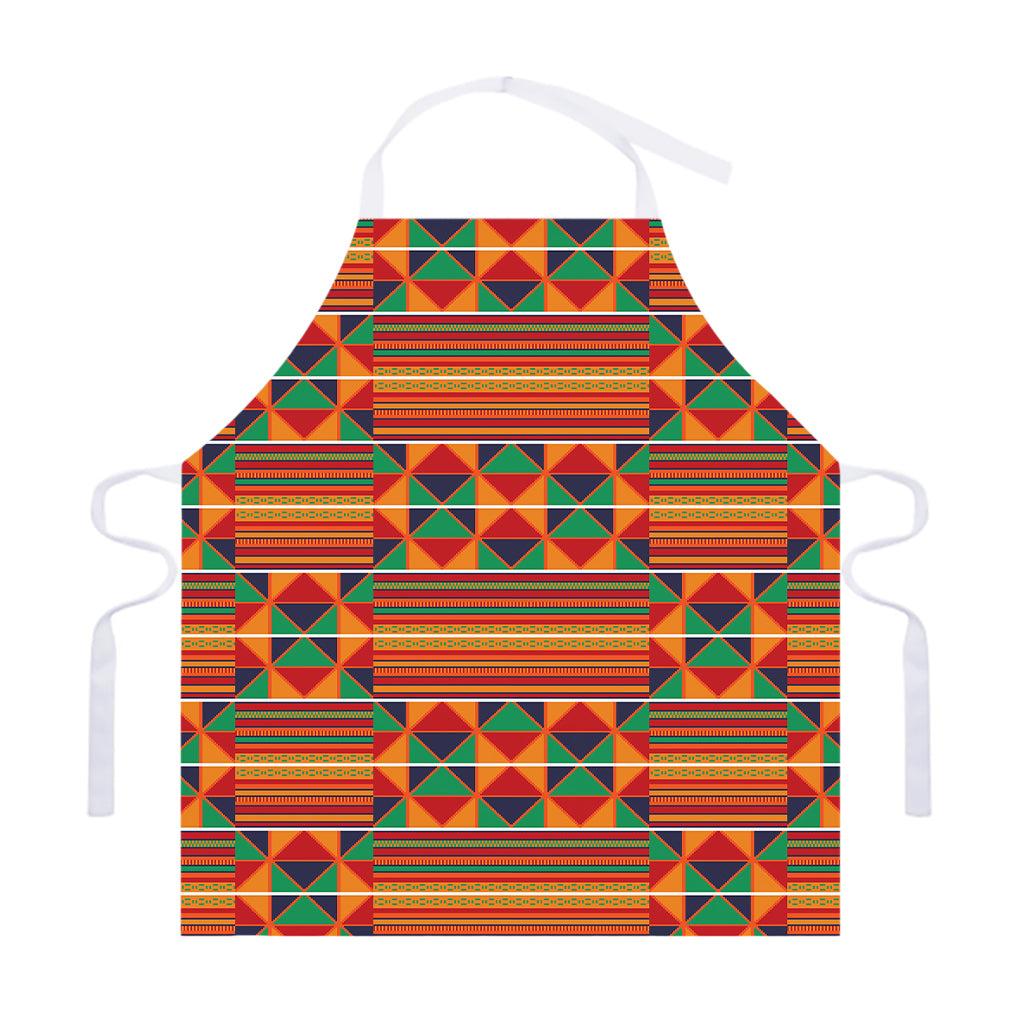 Kente Pattern Print Adjustable Apron