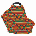 Kente Pattern Print Baby Seat Cover