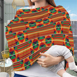 Kente Pattern Print Baby Seat Cover