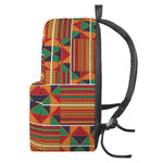 Kente Pattern Print Backpack