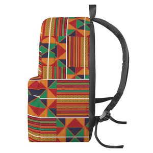 Kente Pattern Print Backpack