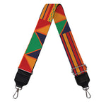 Kente Pattern Print Bag Strap