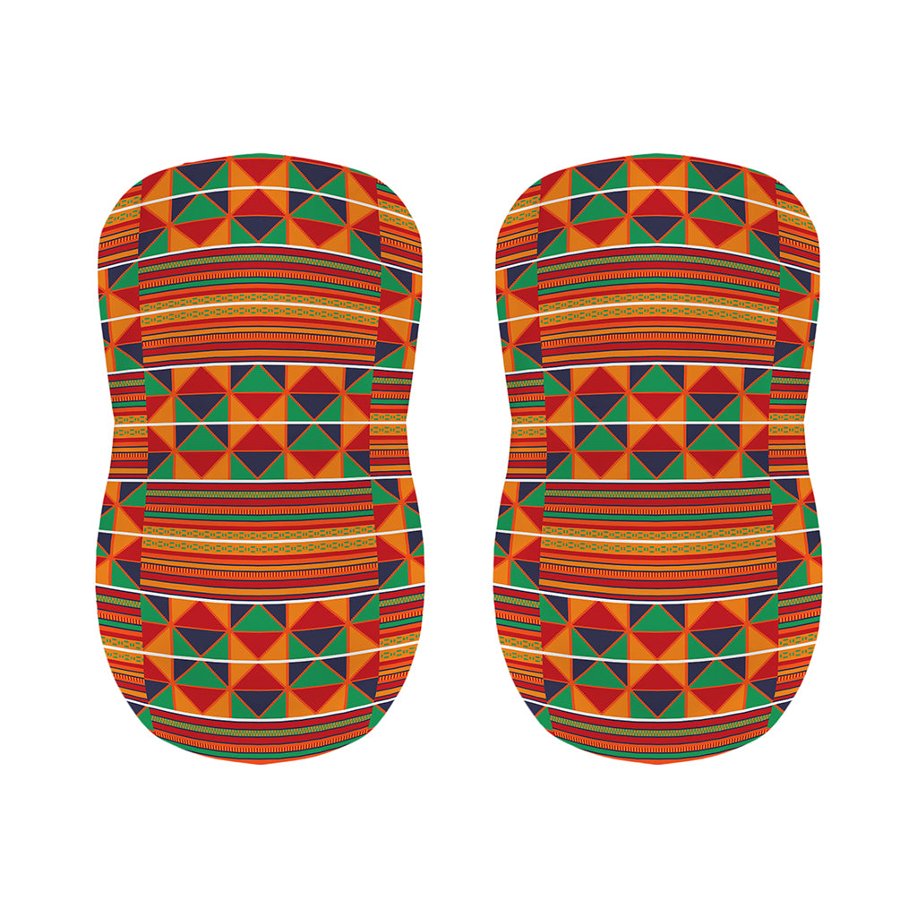 Kente Pattern Print Bar Stool Covers