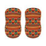 Kente Pattern Print Bar Stool Covers