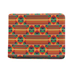 Kente Pattern Print Bifold Wallet