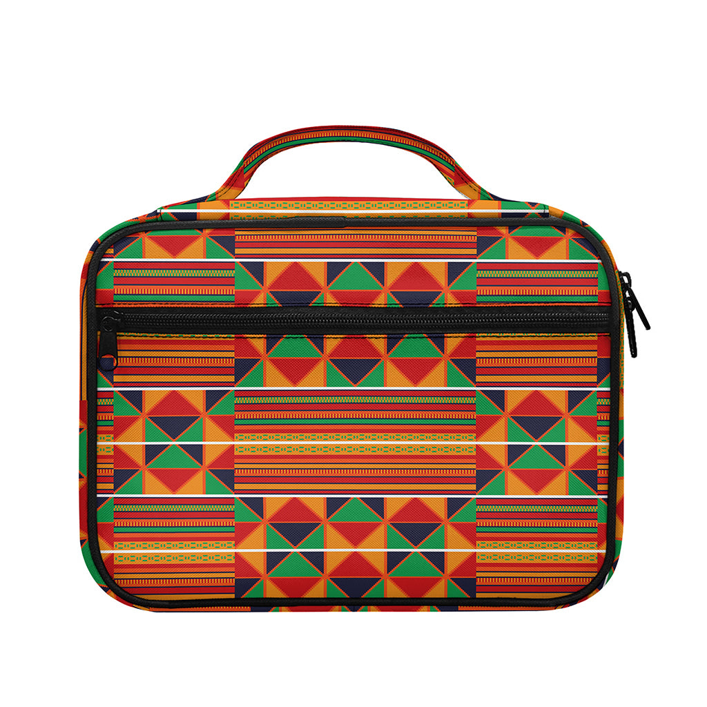 Kente Pattern Print Briefcase Bible Bag