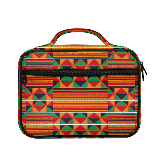 Kente Pattern Print Briefcase Bible Bag