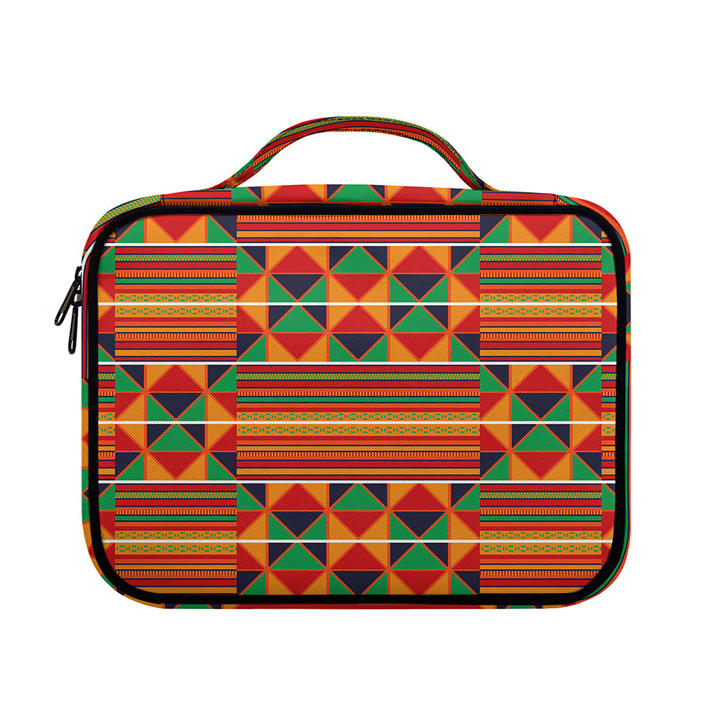 Kente Pattern Print Briefcase Bible Bag