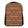 Kente Pattern Print Casual Backpack