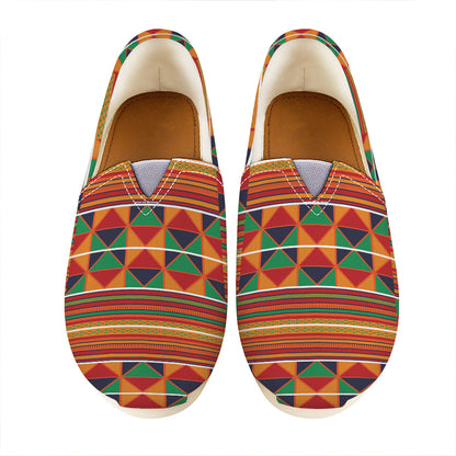 Kente Pattern Print Casual Shoes