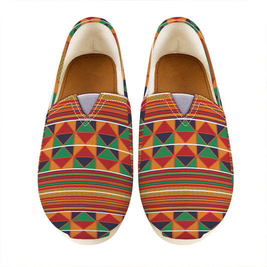 Kente Pattern Print Casual Shoes