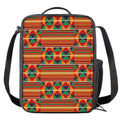 Kente Pattern Print Crossbody Lunch Bag