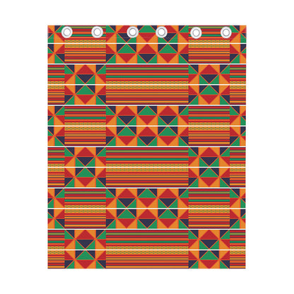Kente Pattern Print Curtain