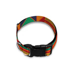 Kente Pattern Print Dog Collar