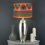 Kente Pattern Print Drum Lamp Shade