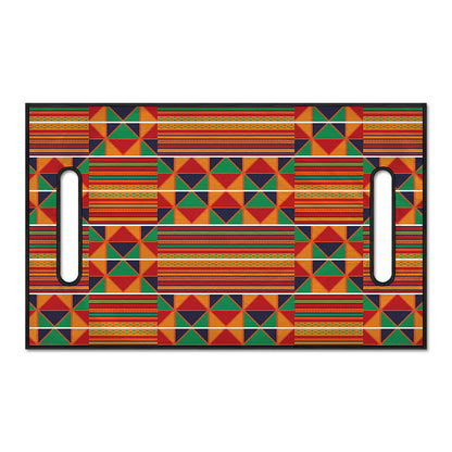 Kente Pattern Print Golf Cart Seat Cover