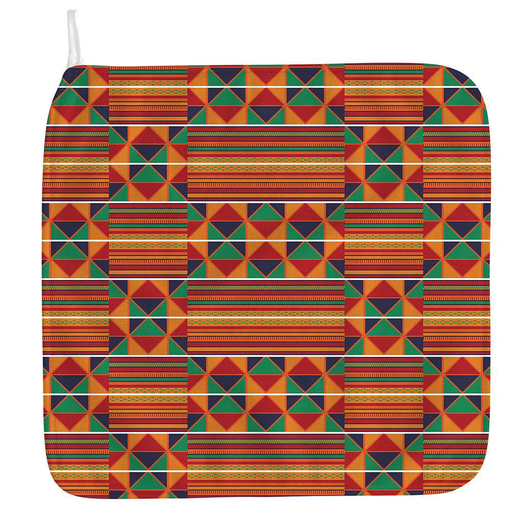 Kente Pattern Print Hand Towel