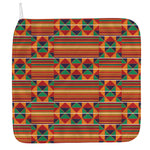 Kente Pattern Print Hand Towel