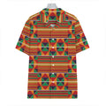 Kente Pattern Print Hawaiian Shirt
