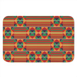Kente Pattern Print Indoor Door Mat