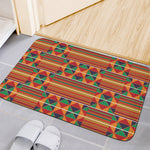 Kente Pattern Print Indoor Door Mat