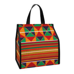 Kente Pattern Print Insulated Lunch Tote