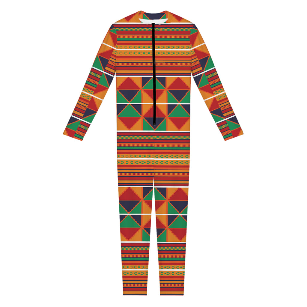 Kente Pattern Print Jumpsuit