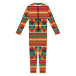 Kente Pattern Print Jumpsuit