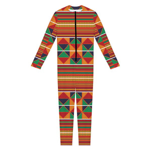 Kente Pattern Print Jumpsuit