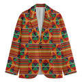 Kente Pattern Print Men's Blazer