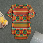 Kente Pattern Print Men's Bodysuit