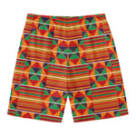 Kente Pattern Print Men's Swim Trunks