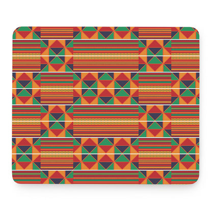 Kente Pattern Print Mouse Pad