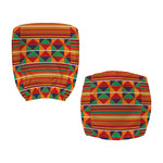 Kente Pattern Print Office Chair Cover