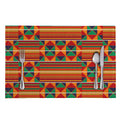 Kente Pattern Print Placemat