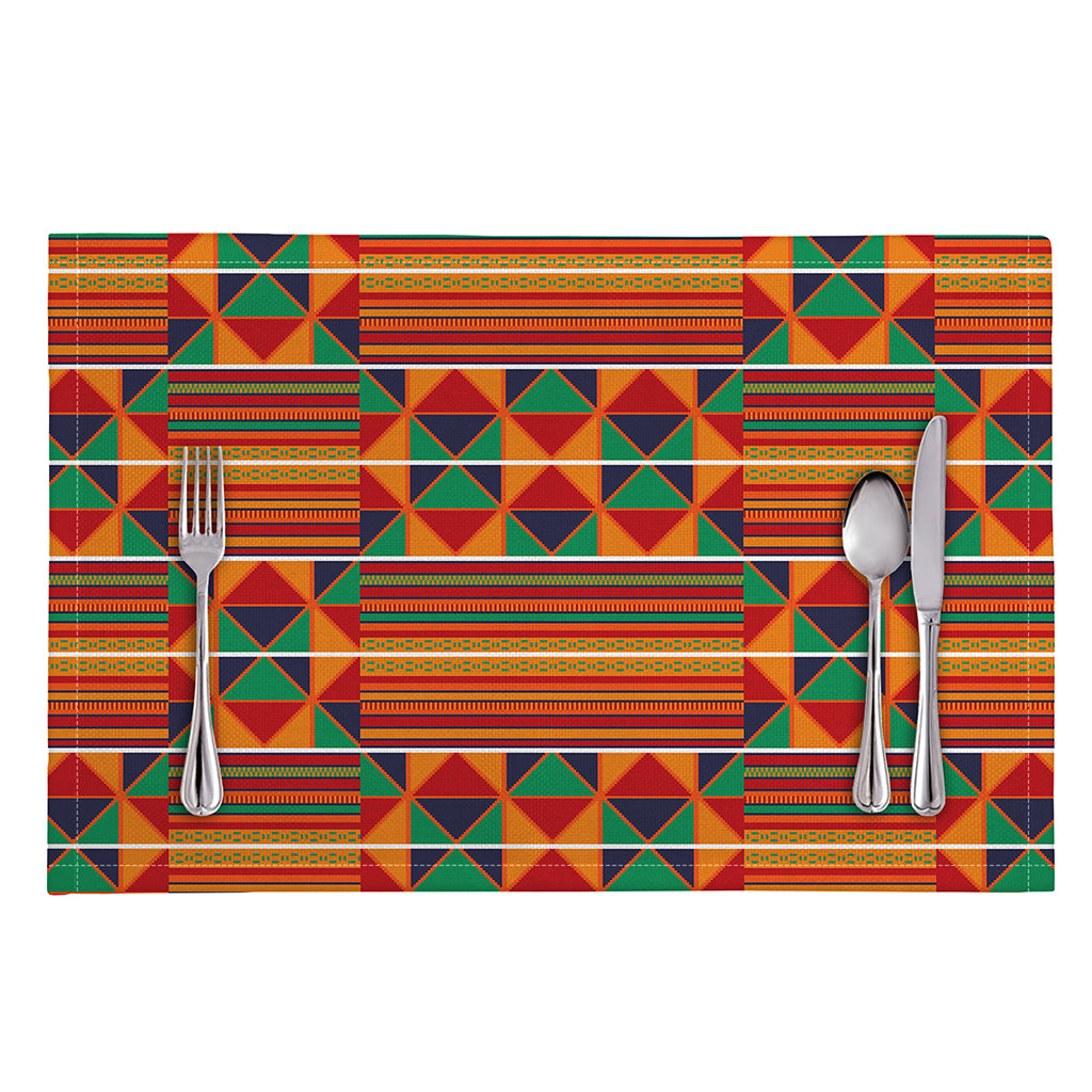 Kente Pattern Print Placemat