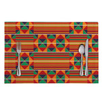 Kente Pattern Print Placemat