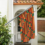 Kente Pattern Print Polyester Flag
