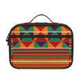 Kente Pattern Print Portable Lunch Bag
