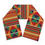 Kente Pattern Print Scarf