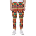 Kente Pattern Print Joggers