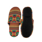 Kente Pattern Print Slippers
