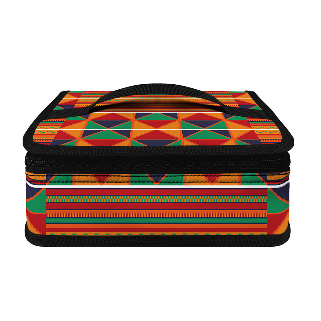 Kente Pattern Print Small Lunch Bag
