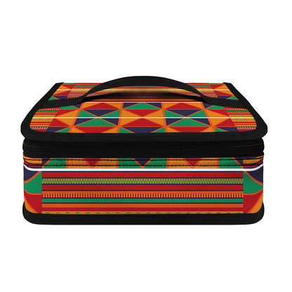Kente Pattern Print Small Lunch Bag