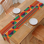 Kente Pattern Print Table Runner