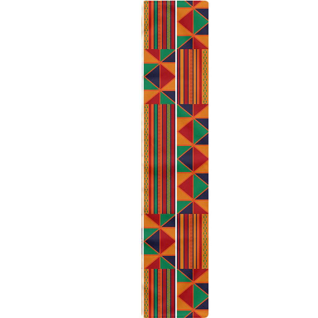 Kente Pattern Print Table Runner