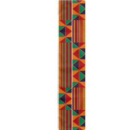 Kente Pattern Print Table Runner