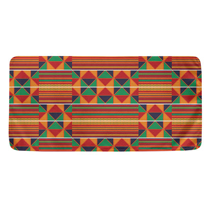 Kente Pattern Print Towel