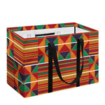 Kente Pattern Print Utility Tote Bag